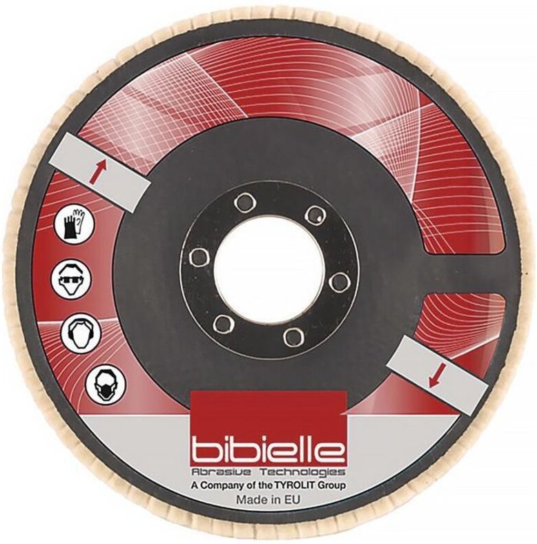 Filzteller shf Form 28PWA 125 x 22,23 mm - Tyrolit