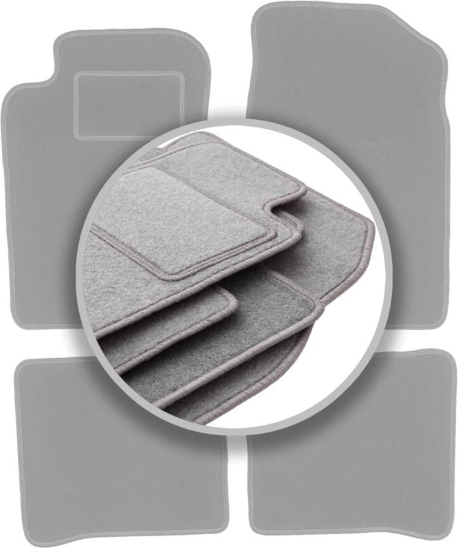 Graue Autofußmatten für: Toyota Carina E Limousine (1992-1998)