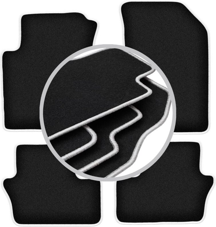 CARLUX-SILVER Autofußmatten für: Dodge Caliber Fließheck (2006-2011)