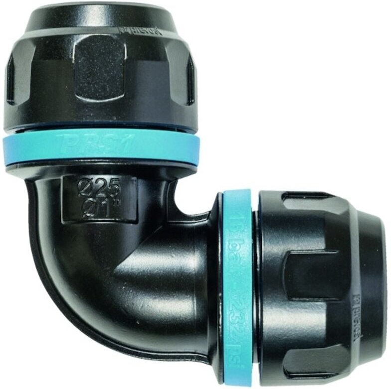 Gleichbogen, Winkelstück Aluminium 90° für Rohre - Außendurchmesser 25 mm Prevost PPS1 9C25