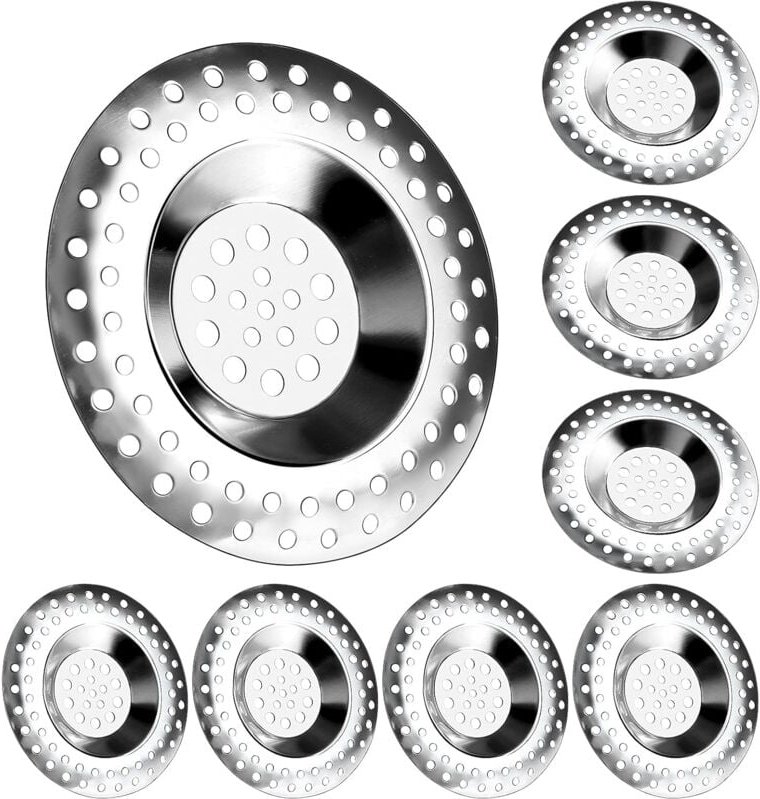 Stück Edelstahl-Spülbeckensieb-Stecker Haarfänger Haarstopper Duschablaufabdeckung Abflussschutz Abflussfilter Duschstop...