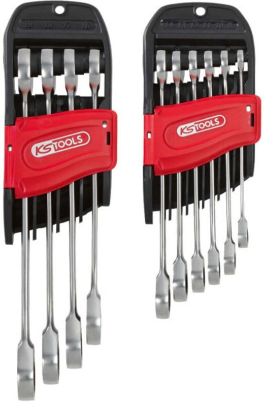 Gerader Ringmaulschlüssel-Satz mit Ratsche KSTOOLS GearPlus - 503.4250