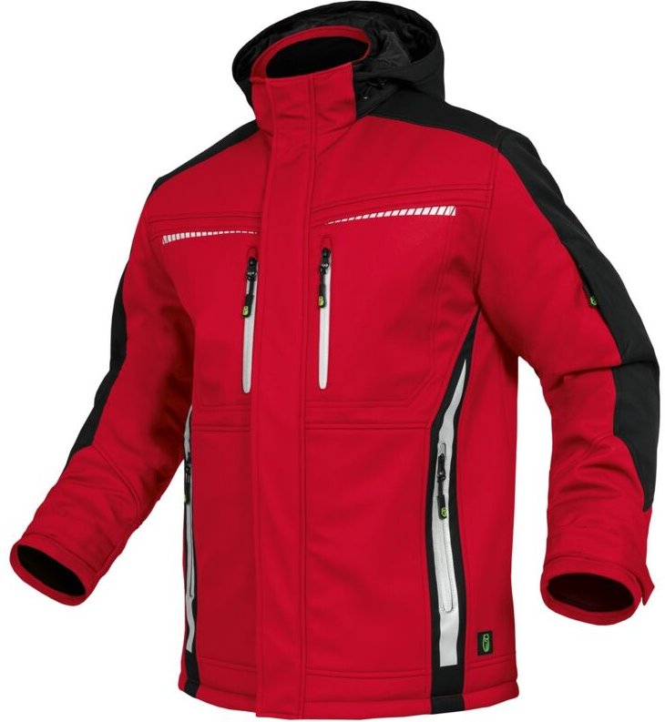 Leibwächter - Winter-Softshelljacke Flex-Line FLEXI22 Gr. s rot/schwarz