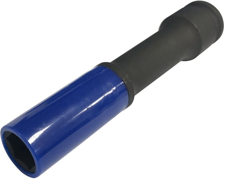 Lange Sechskant Steckschluessel 21 mm mit Kunststoff Fervi 0341/21l