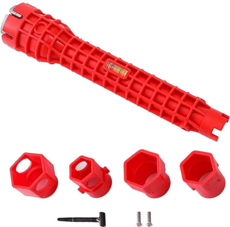 14-in-1-Wasserhahnschlüssel, Werkzeug, Installationswerkzeug, Rohrzange, Wasserhahnschlüssel, Sanitär-Rohrzange, Werkzeu...