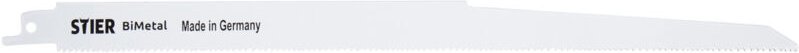 STIER Säbelsägeblatt, 5 Stück, ST4432, Schnittlänge 280 mm, Zahnteilung 1,8-2,5 mm, ideal zum Zuschneiden von Holz und M...