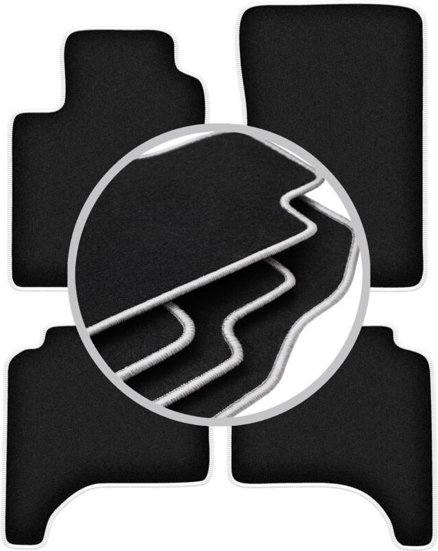 CARLUX-SILVER Autofußmatten für: Suzuki Grand Vitara I SUV (1998-2005)