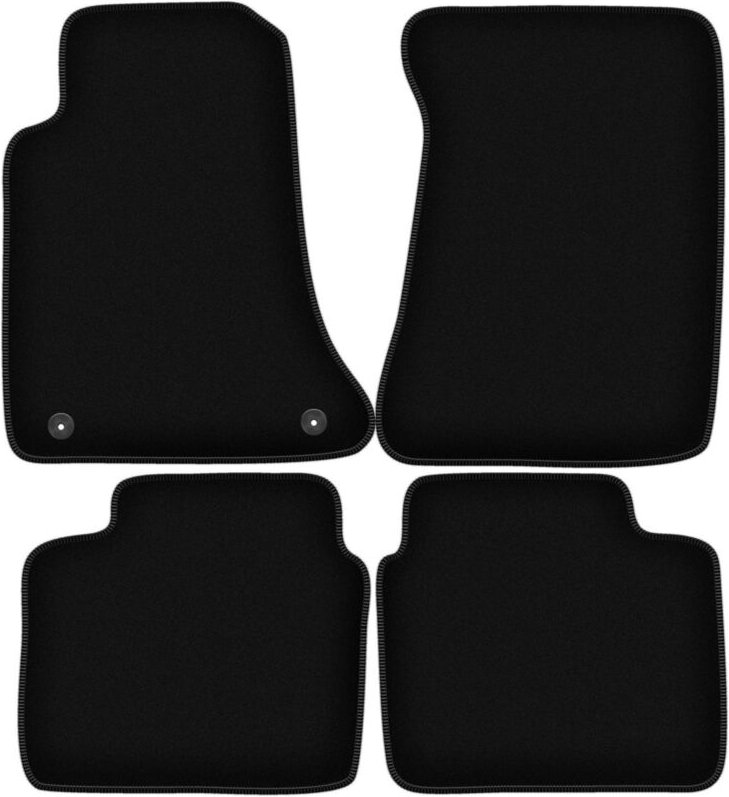 BASIC schwarze Veloursmatten für: Opel Omega A Limousine, Kombi (1986-1994)