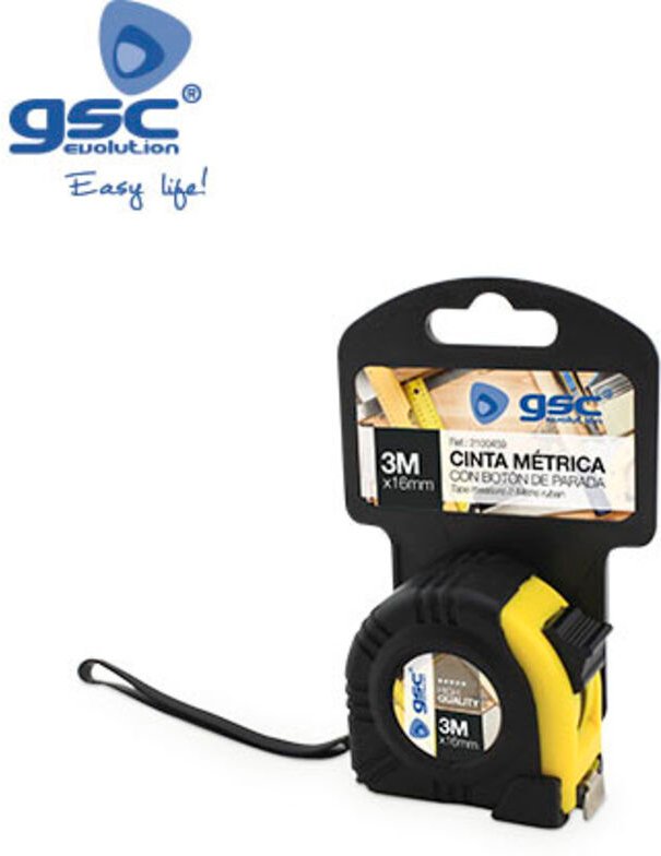 Gummiertes Maßband - 16 mm - 3 m GSC 002100459