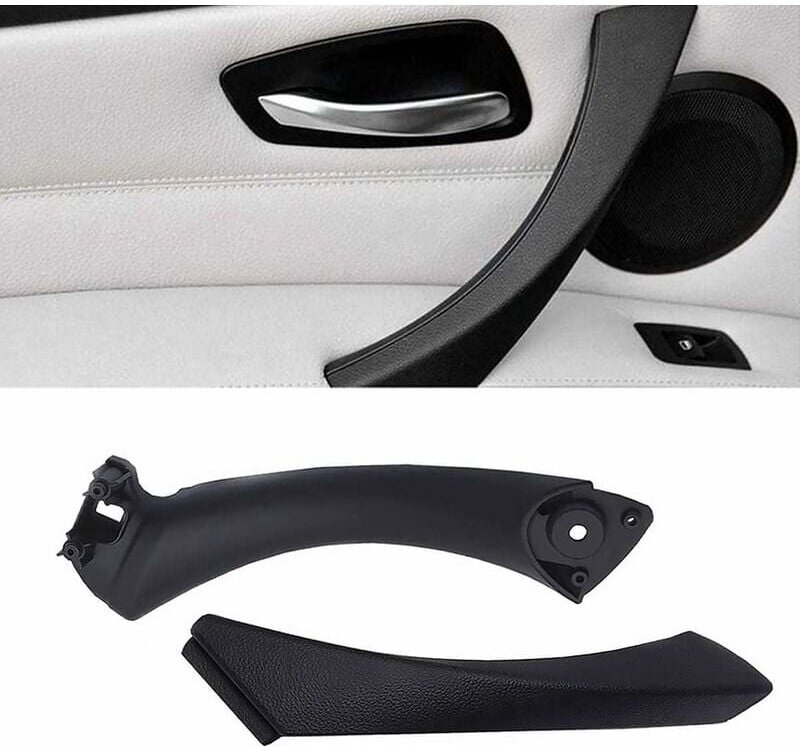 Thumbnail - Kompatibel mit Türgriff der 3er-Reihe E90/E91/E92/E93, linker Beifahrertür-Zuggriff + äußere Abdeckung (kompatibel mit L...