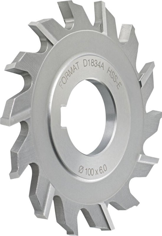 Scheibenfräser DIN885 hsse Typ hr Form a Kreuzverzahnt 100x10mm Format