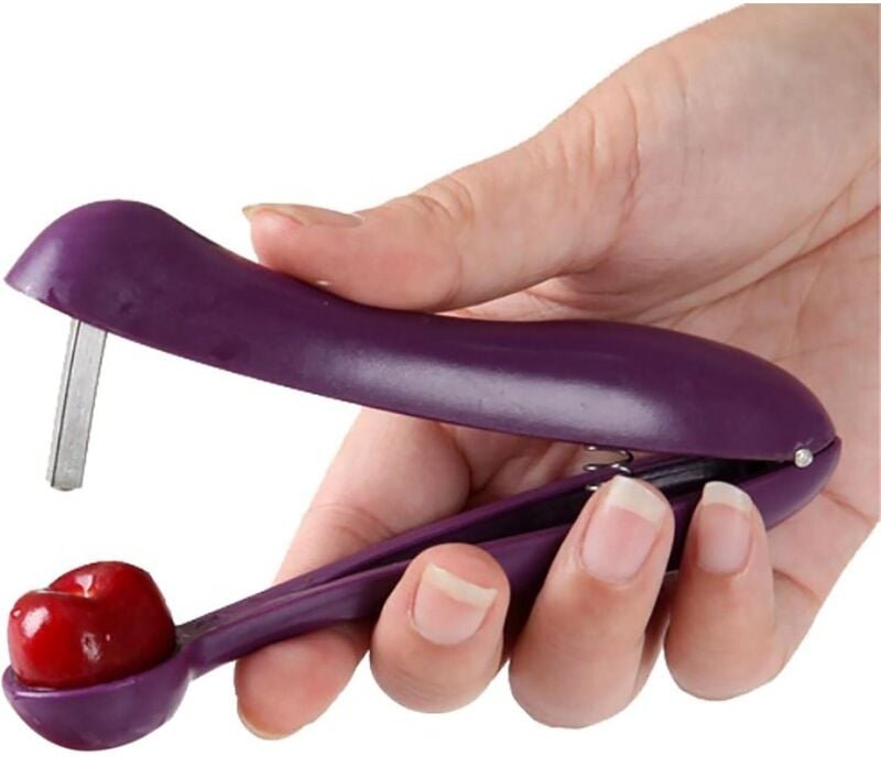 Lntyq - Kirschentkerner, professioneller Kirschentkerner, Olivenentkerner-Werkzeug, Obstentkerner-Werkzeug, robustes Mul...