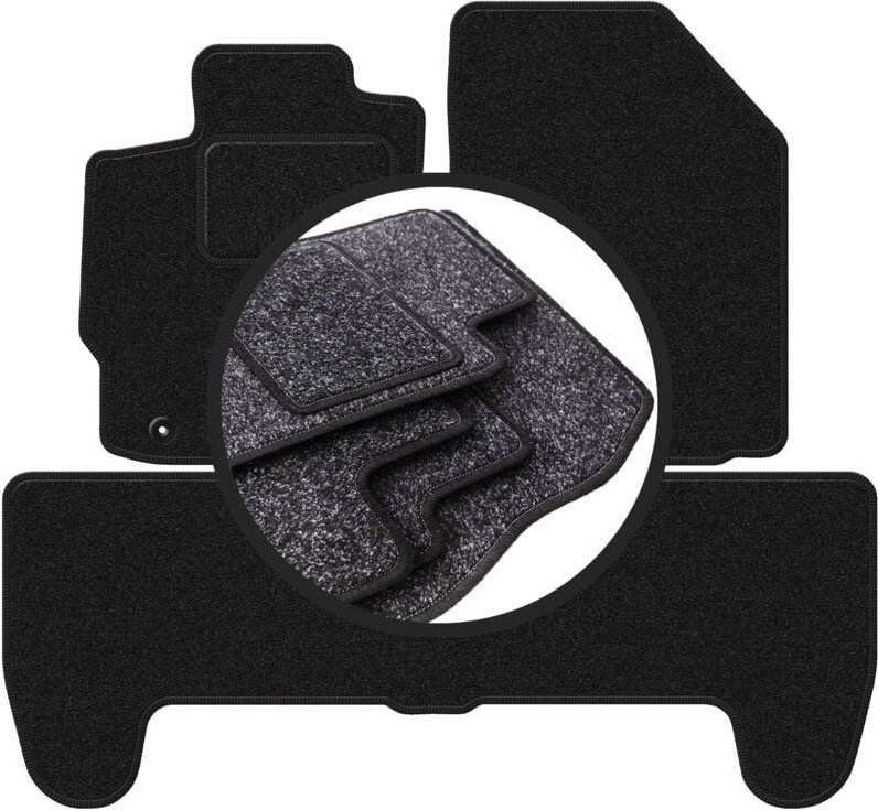 ANTHRA Autofußmatten für: Toyota Yaris II Schrägheck (2005-2011)