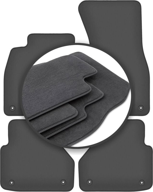 Premium-Fußmatten für: Audi A6 C8 Avant, Kombi, Limousine (2018-)