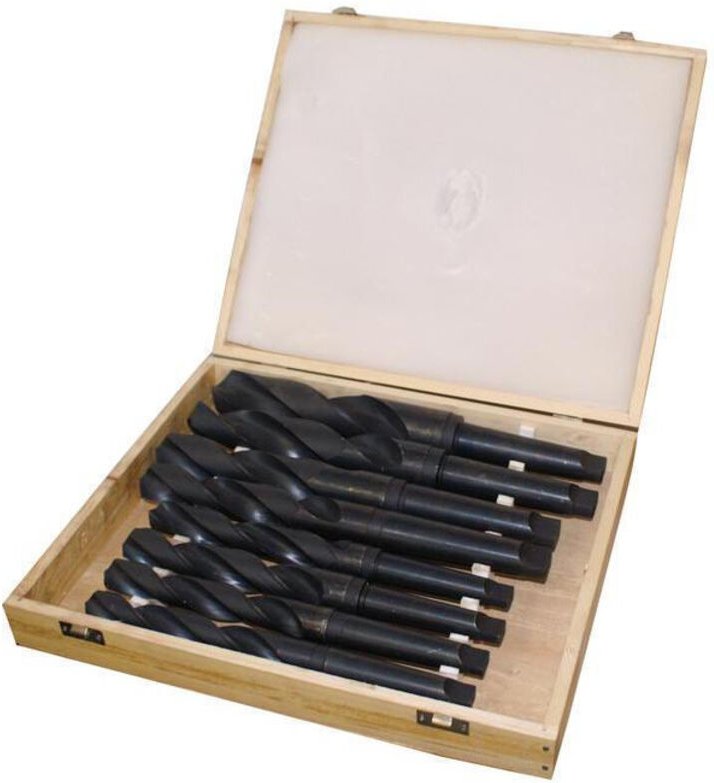 Set mit 8 Morsekegel-Bits hss x Metall 24 - 44 cm Holzmann spsmk34