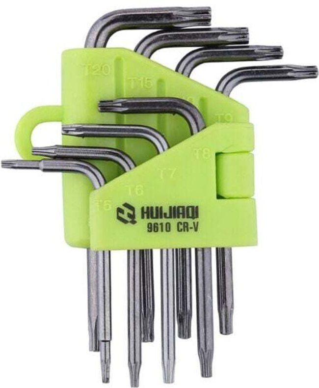 Shining House - Winkelschlüssel, 8-teiliger Inbusschlüsselsatz, Sternschraubendreher T5 T6 T7 T8 T9 T10 T15 T20, Schraub...