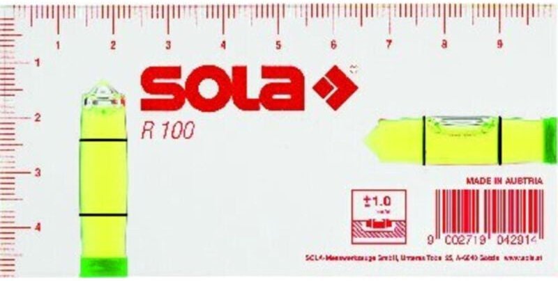 Kleinwasserwaage R100 10 cm - Sola