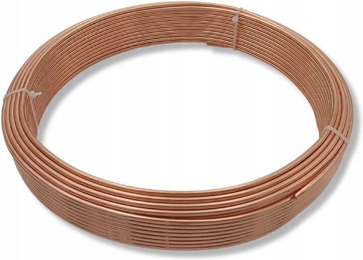 50 m 4,8-Kupferrohr zum Crimpen von Bremsleitungen (4,75 - 3/16"")