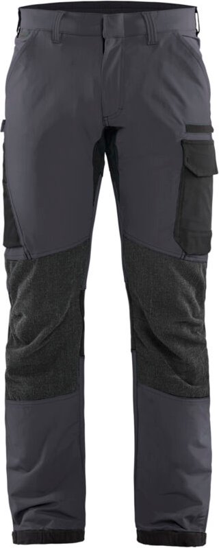 Wartungs-Hose Stretch 4D 1422 - Mittelgrau/Schwarz 3XL - FR(56) - SE(C62) - Normen