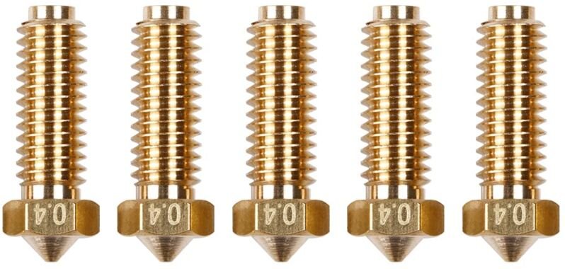 Thumbnail - 3D-Druckerdüse 0,4 mm/1,75 mm, hohe Temperatur, verschleißfest, kompatibel mit Anycubic Kobra 2 (5 Stück)