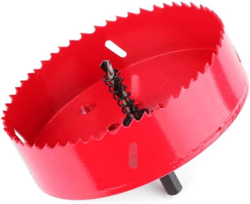 Crediri Bimetall-Lochsäge, M42-Lochsäge, 110 mm, Holzbearbeitungs-Lochsäge für Aluminium, Holz, Kunststoff, Rohr, Metall...