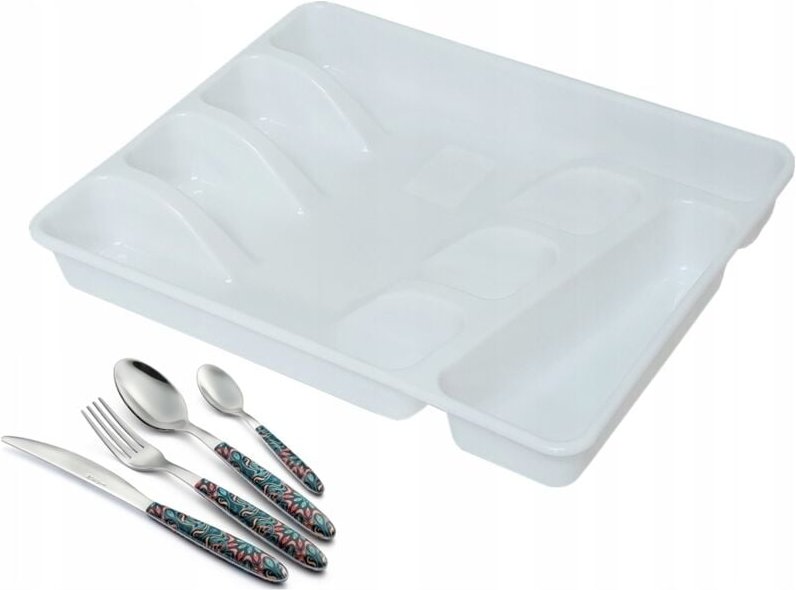 Bentom Besteckschubladeneinsatz 26 x 32 weiß