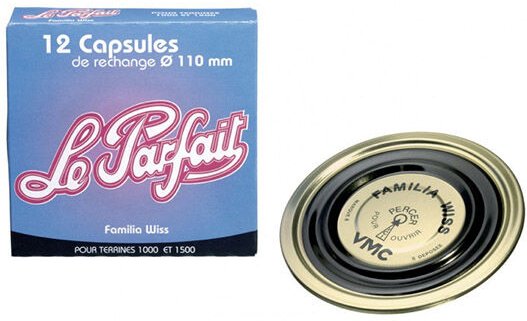 Set mit 12 kapseln für 11-cm-terrinengläser - Le Parfait - 610086