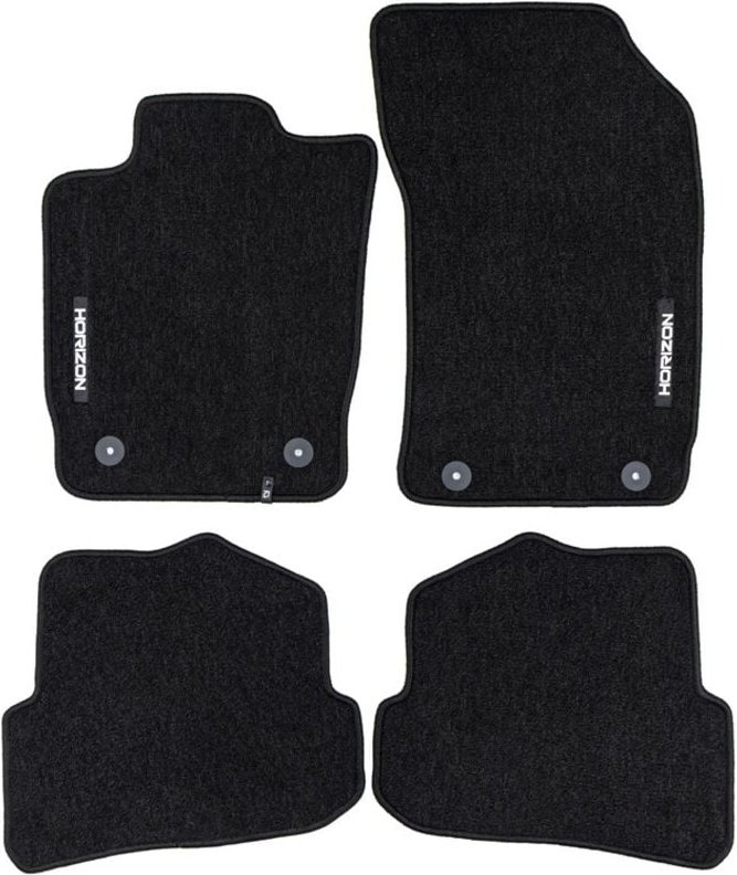 VELOURS AUTOMATTEN Wischermatten Audi A1 8X HB 2010-2018 HZ