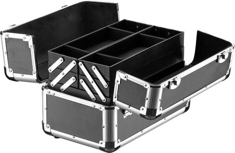 Alu Transportkoffer, Aufbewahrungskoffer mit 2 Schlüsseln, Universalkoffer für Werkzeug, Hobby, Arbeit, Mehrzweckkoffer ...