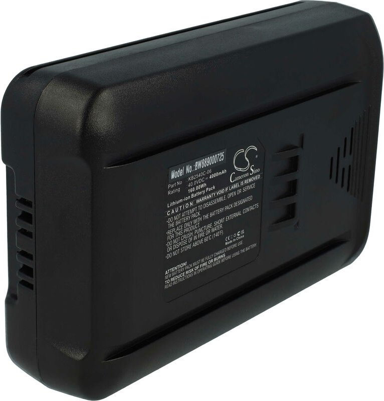 vhbw Akku kompatibel mit Kobalt KPC 2040-06, 40V Max String Trimmer Rasenmäher Akku-Gartengerät (4000mAh 40V Li-Ion)