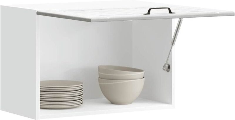 Küchen-Hängeschrank Lucca Betongrau Holzwerkstoff Vidaxl