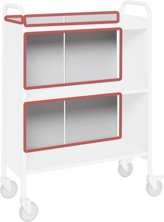 Kongamek Regalteiler 345x9x825mm als Zubehör für Archivwagen