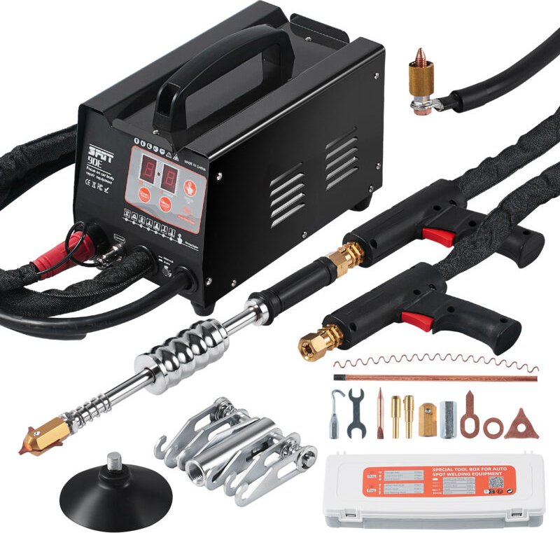 Punktschweißgerät, Dellenzieher, 3 kW, 7 Modi, 2 Pistolen, Auto-Dellenreparatur - Mophorn