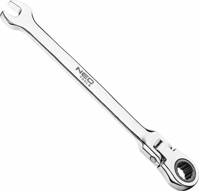 NEO - Ring-Maulschlüssel mit Gelenk und Ratsche CrV 25 Jahre Garantie 30mm