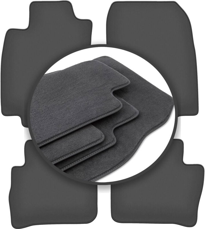 Premium-Fußmatten für: Nissan Tiida C11 Schrägheck, Limousine (2004-2012)