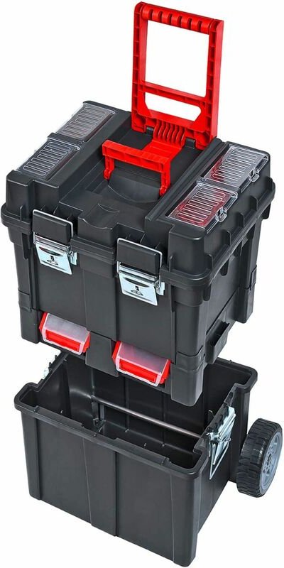 Werkzeugkoffer Werkzeugkasten Werkzeug Trolley hd Compact 495x350x712mm - ADB