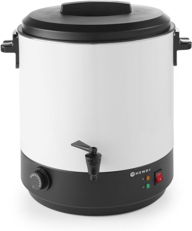 Heißgetränkespender, 25L, Weiß, 230V/2500W, 435x441x(H)500mm - Hendi