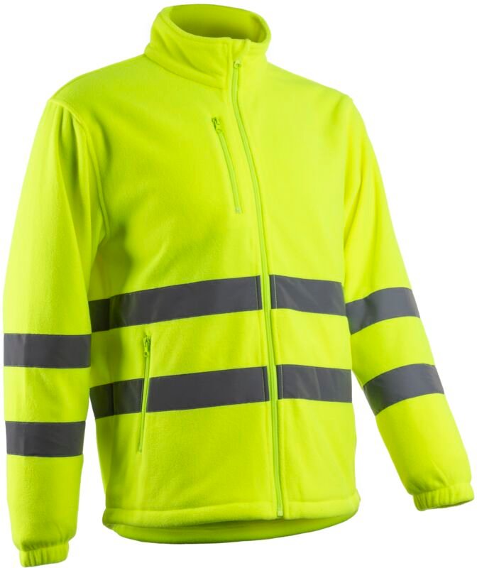 Hochsichtbare Polar-Arbeitsjacke RITTO - Neon Gelb XL - 52/54