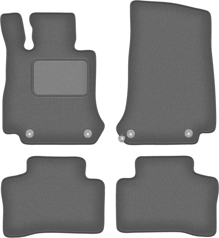 Graphit-Fußmatten für: Mercedes EQC N293 SUV (2019-)