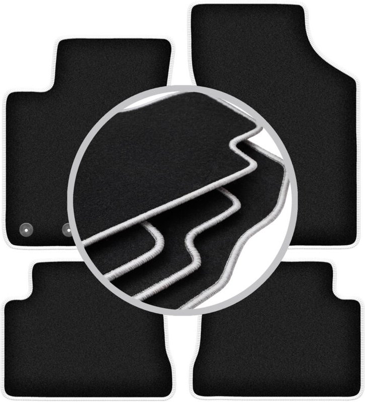 CARLUX-SILVER Autofußmatten für: Hyundai Getz Fließheck (2002-2010)