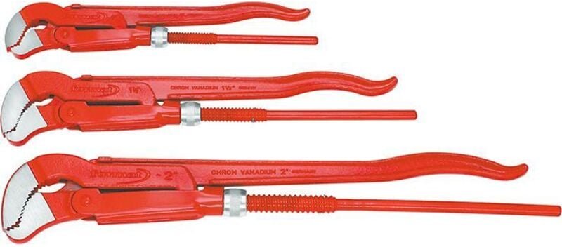 Eckrohrzangen-Satz 1'-2' 3-teilig - Format