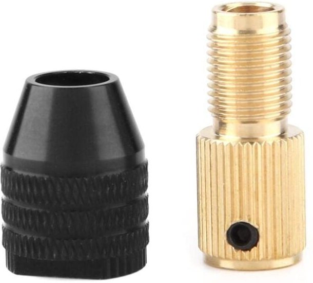 Zoternen - Miniatur Bohrfutter Mini-Spannfutter 0,3-3,4 mm für Elektroschleifer Rotary Werkzeuge Lochdurchmesser 2.35mm