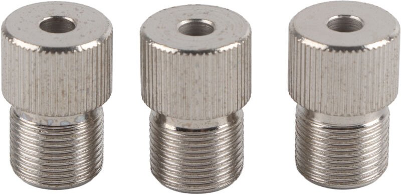 Eosnow - 3 Stück 5 mm Bohrfutter-Adapterhülse, Holzbearbeitung, Lochbohrer-Zubehör