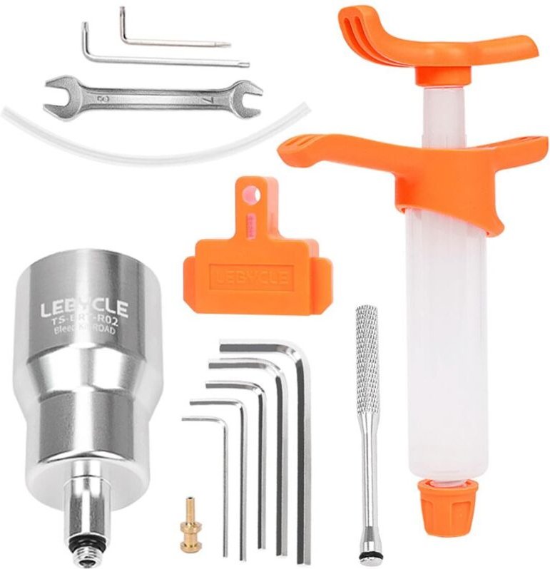 Professionelles Rennrad-Bremsentlüftungsset Mit Aluminiumöl, Spritze und Werkzeugsatz Kompatibel mit der R7000/R8000/R92...