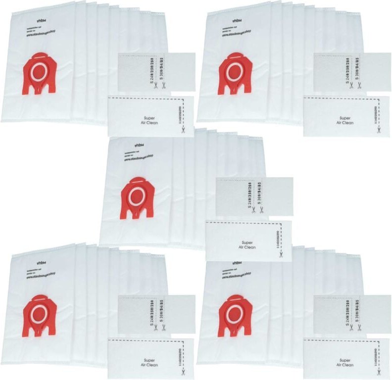 50x Staubsaugerbeutel kompatibel mit Miele Active hepa, Active hepa de Luxe, Active Medical Staubsauger - Mikrovlies, 27...