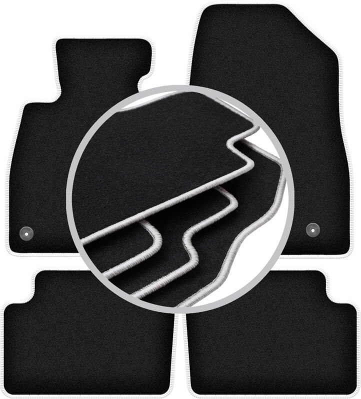 CARLUX-SILVER Autofußmatten für: Mazda 6 GJ III Kombi (2012-)