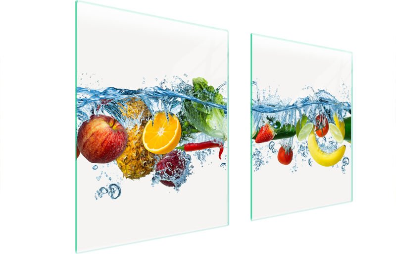 GLASSCHUTZPLATTE FÜR HERD 85x52 FRUIT