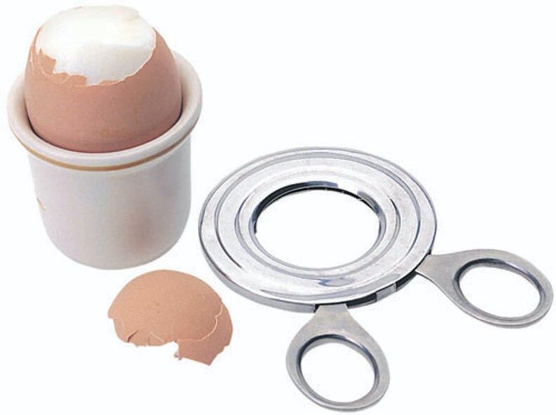 Kitchen Craft Eierschere, Edelstahl, grau, 11x17,6x3 cm