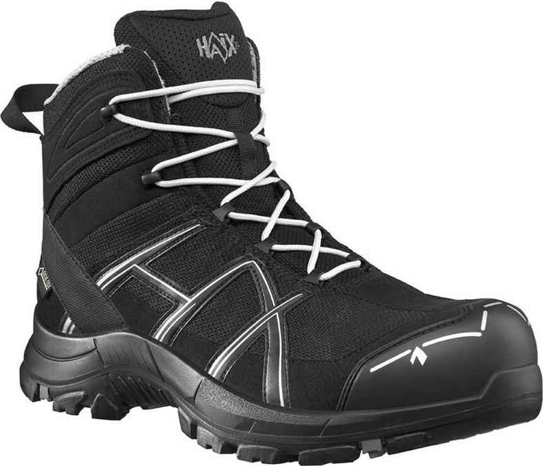 Schnürstiefel schwarz/silber Black Eagle Safety 40 Mid esd, S3, EU-Schuhgröße: 51 - Haix