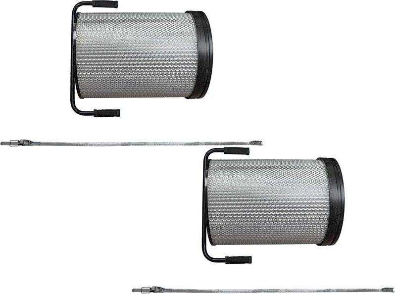 vhbw 2x Feinstaub-Filterpatrone kompatibel mit Bernardo DC 230 E, DC 250, DC 230 Absauganlage für Holzbearbeitungsmaschi...